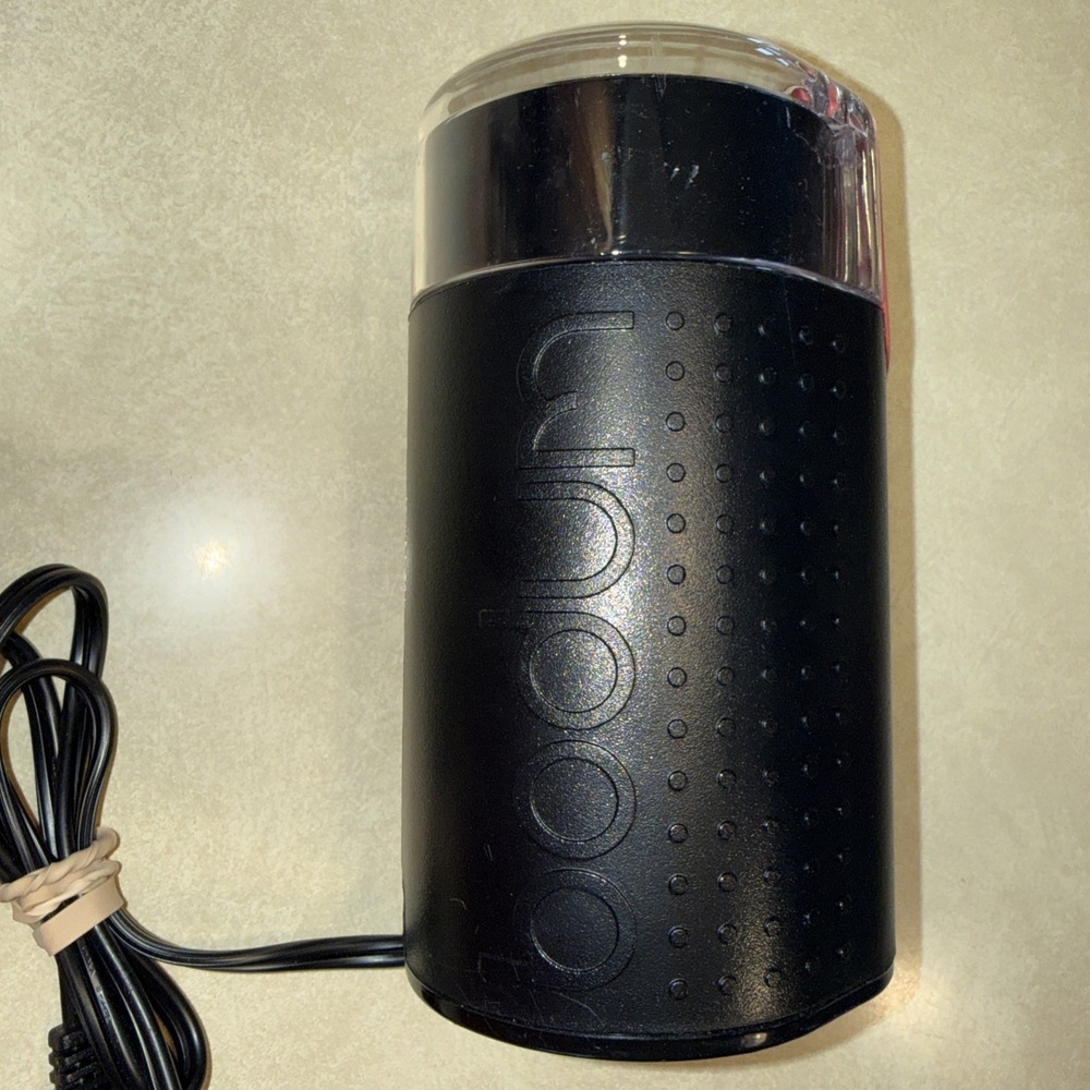 Bodum Bistro Electric Coffee‎ Grinder 11160‑3 Black & Red Swiss Design